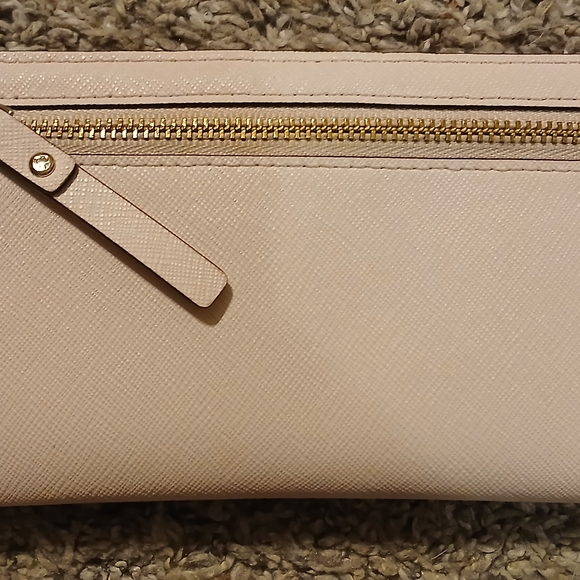 Kate Spade New York Blush Pink Saffiano Leather Long Wallet Card Holder - Picture 3 of 10